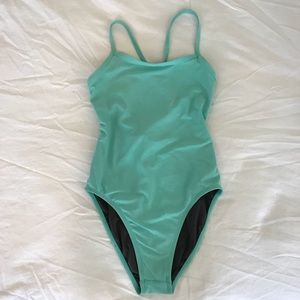 Turquoise One Piece Swimsuit